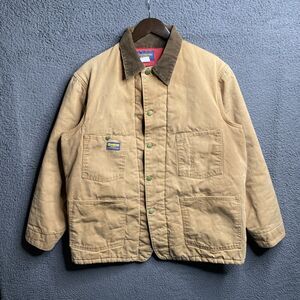 Vintage Men OSHKOSH UNION MADE SANFORIZED CHORE BARN CANVAS Jacket 42R M-L USA